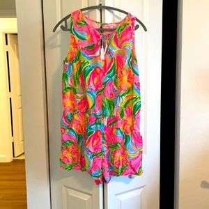 Lily Pulitzer Pink floral romper